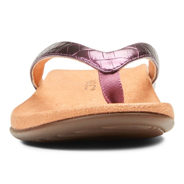 Vionic Sandals Ireland - Dillon Toe Post Sandal Pink - Womens Shoes In Store | CUXNL-1978